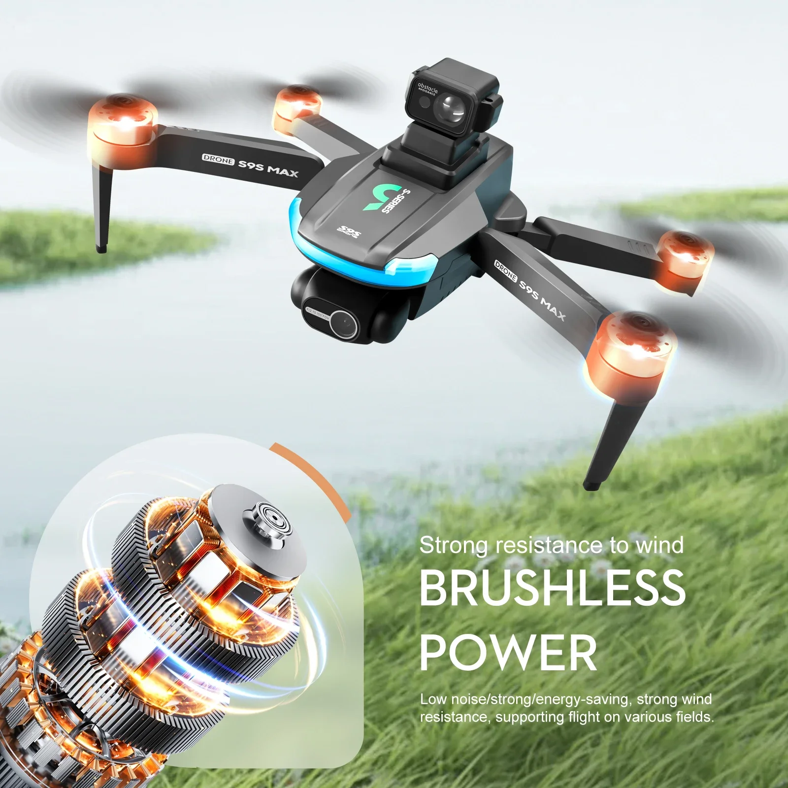 جديد S9S ماكس طائرة صغيرة بدون - مراجعة Drone Controller Screen وسعره