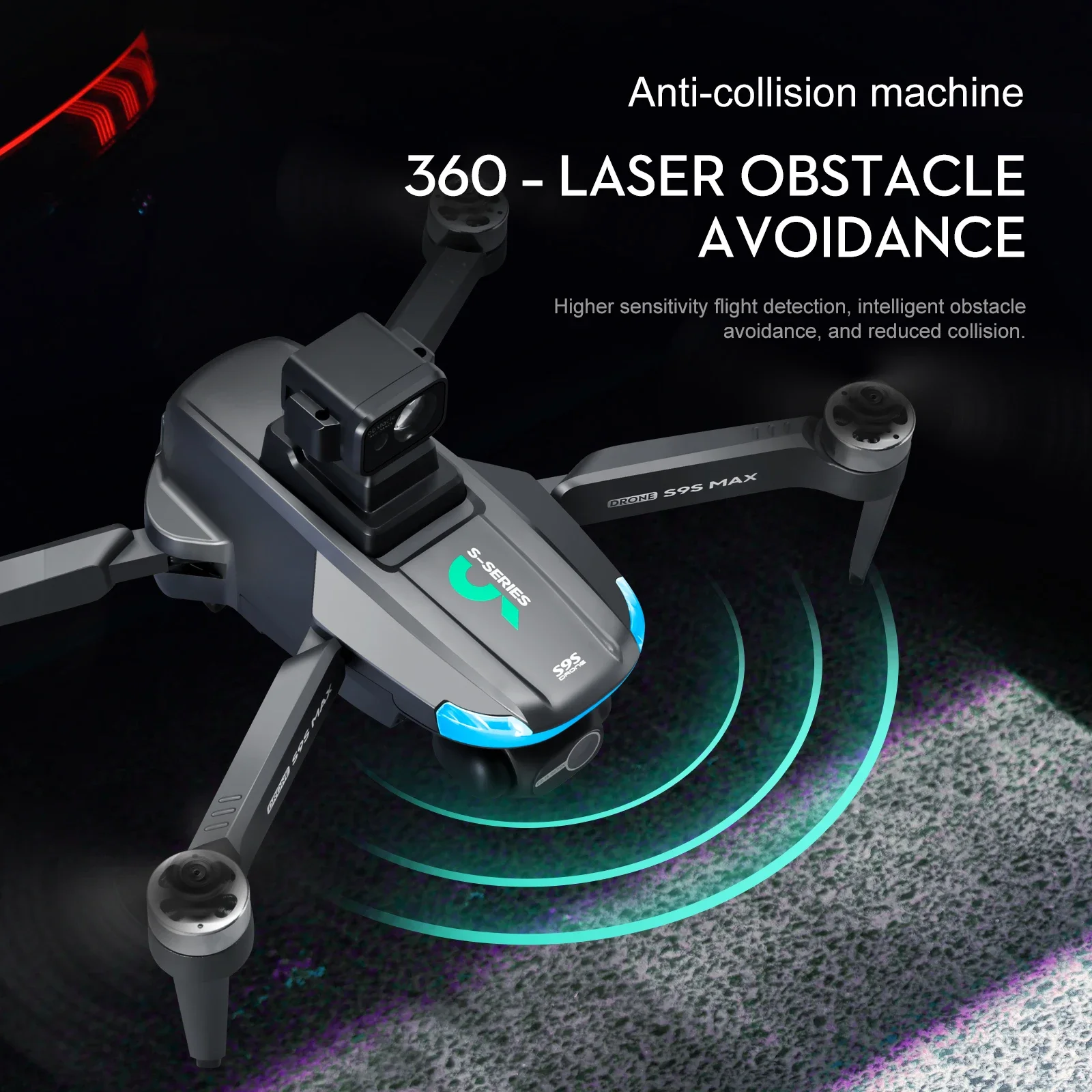 جديد S9S ماكس طائرة صغيرة بدون - مراجعة Drone Controller Screen وسعره