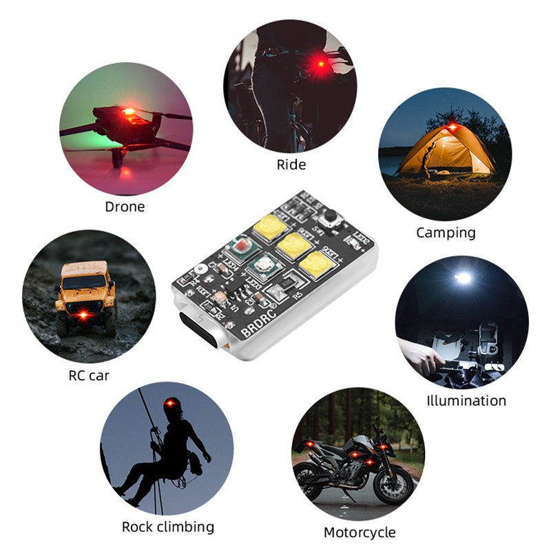 طائرة صغيرة بدون طيار ضوء إحتر - مراجعة Drone Strobe Light وسعره