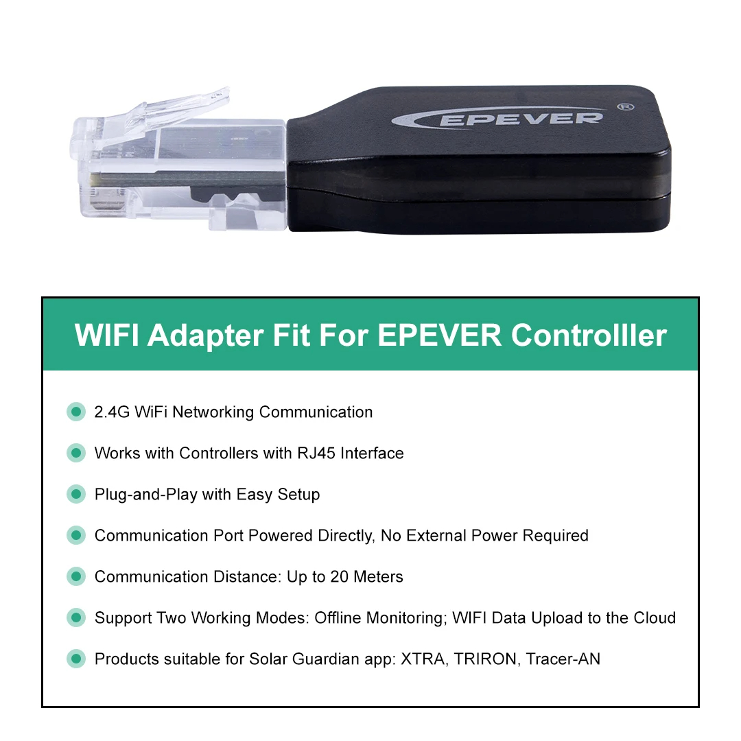 EPEVER WiFi 2.4G RJ45 D WIFI B - مراجعة Drone Solar Charger وسعره
