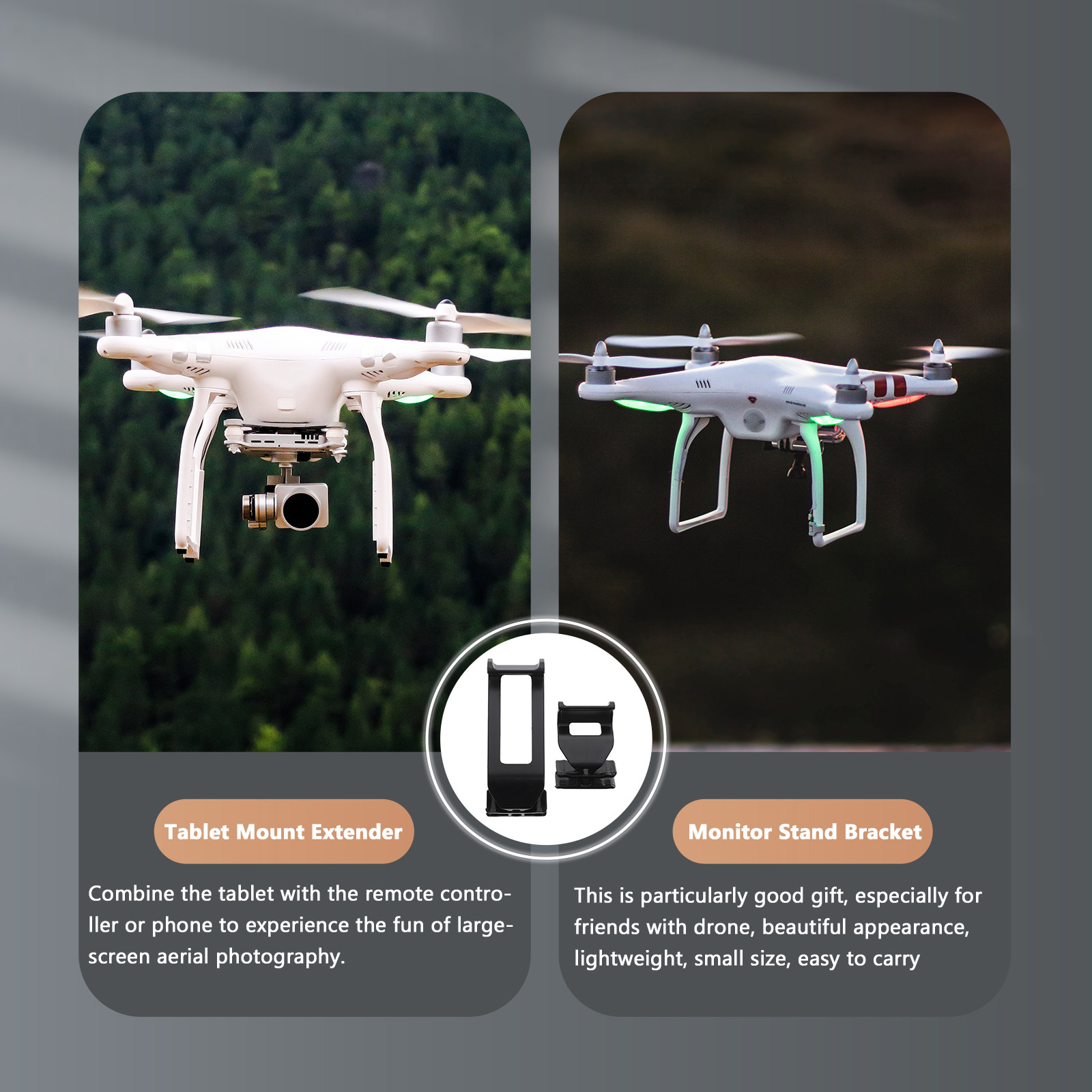 حامل بلاستيكي عالي الجودة لجها - مراجعة Drone Tablet Mount وسعره