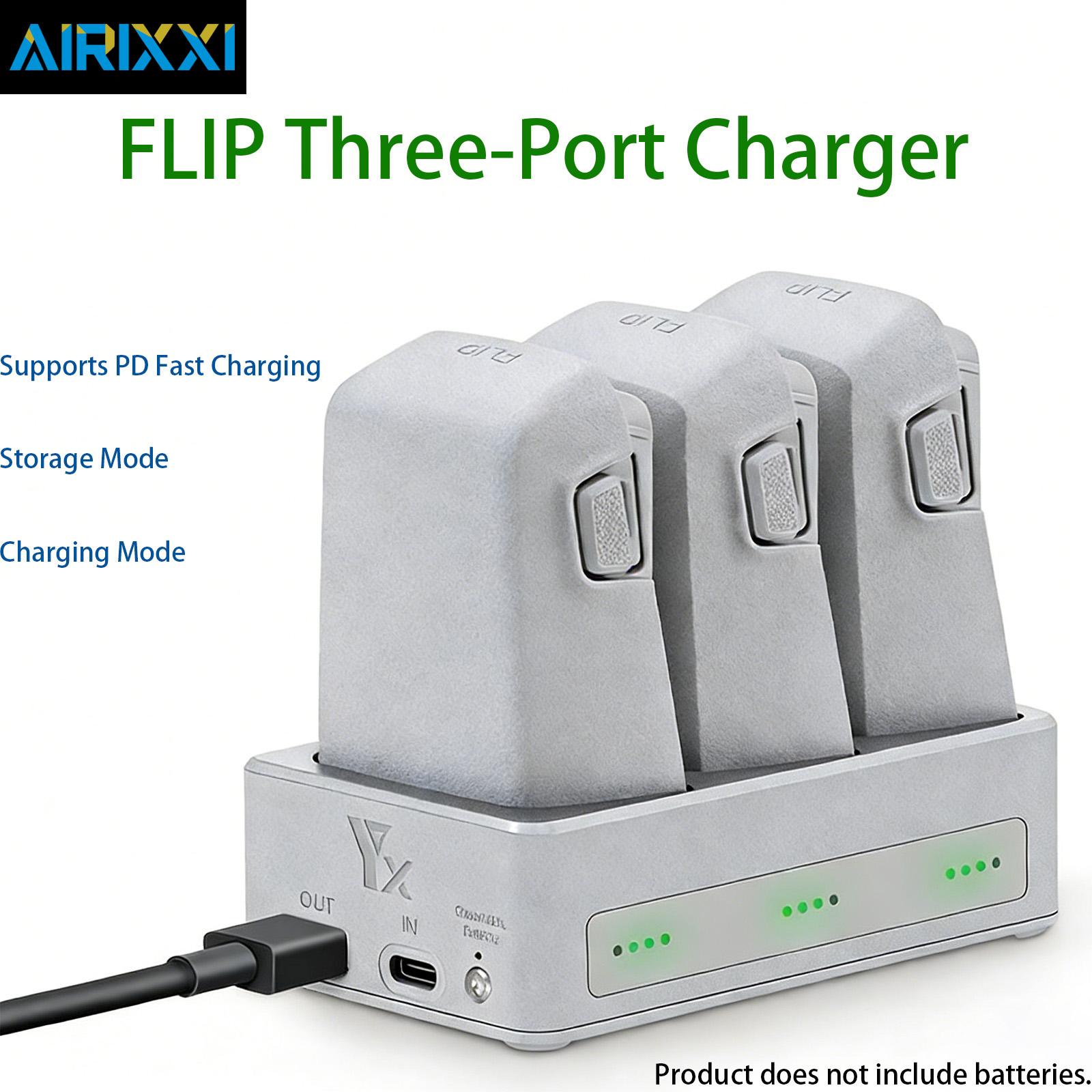 شاحن بطارية جديد بثلاثة منافذ  - مراجعة Drone Charging Hub وسعره