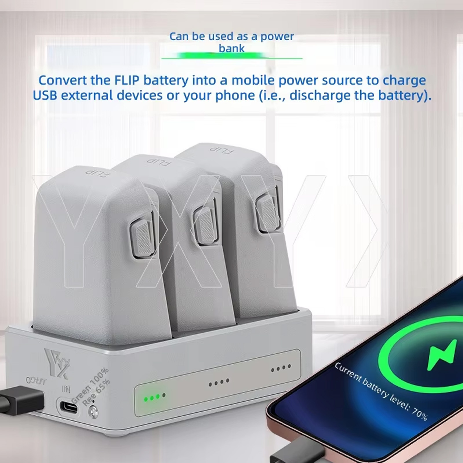 شاحن بطارية جديد بثلاثة منافذ  - مراجعة Drone Charging Hub وسعره